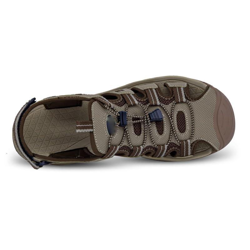 Outdoor Comfortable Adjustable Breathable Slippers Flat Shoes Men Classic Sport Sandals4