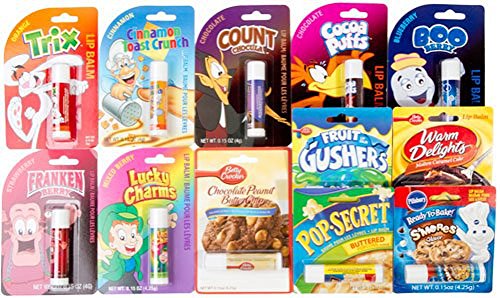 Flavored Lip Balm Assortment of 12 Wacky , Yummy & Boozled Flavors 