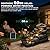Pivotify 38.2" L Solar Water Fountain Outdoor,5-Tier Rock Waterfall Fountains Solar Powered Floor Standing Outdoor Water Feature with LED Lights for Patio, Garden,Porch, Yard, Home Art Decor?Brown?