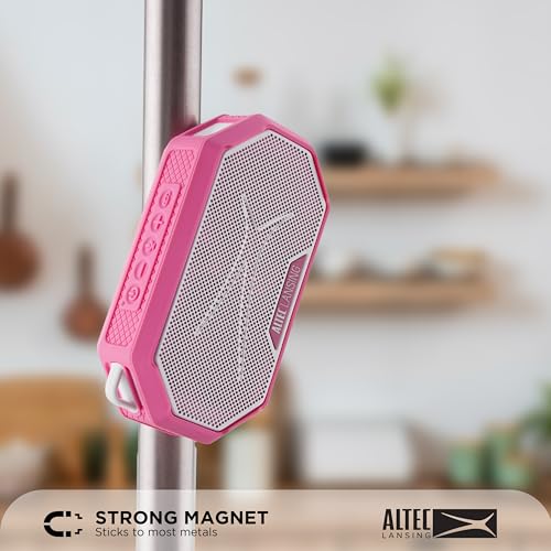 Image of Altec Lansing Portable Bluetooth Speaker HYDRAMINI 2.0, IP67 Waterproof, Portable Speaker, 12h Playtime, Wireless Pairing, USB-C Quick Charge, Magnetic Bluetooth, Voice Assistant Integration