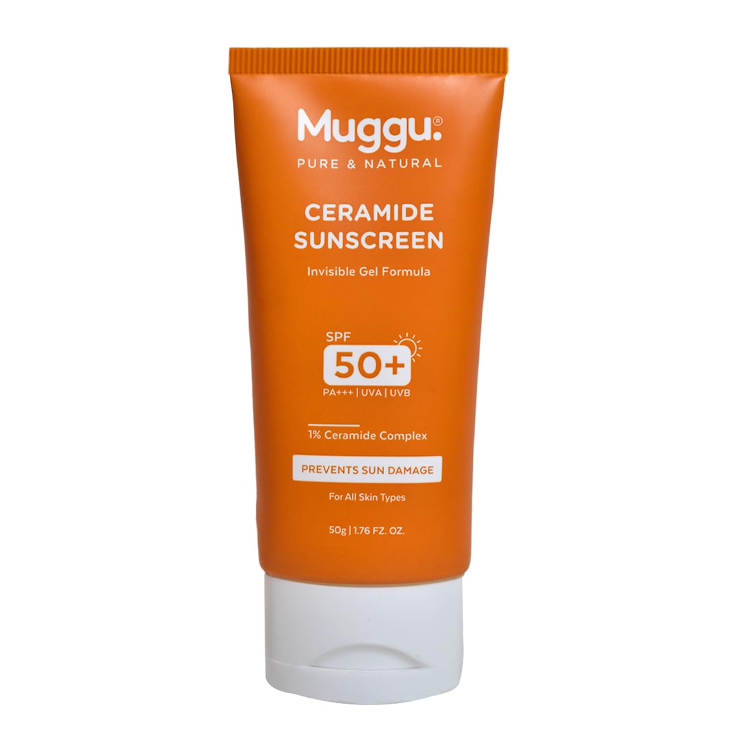 Skincare Ceramide Sunscreen | Sun Protection Sunscreen with 1% Ceramide Complex | Protection from UVA/UVB Light - 50gm