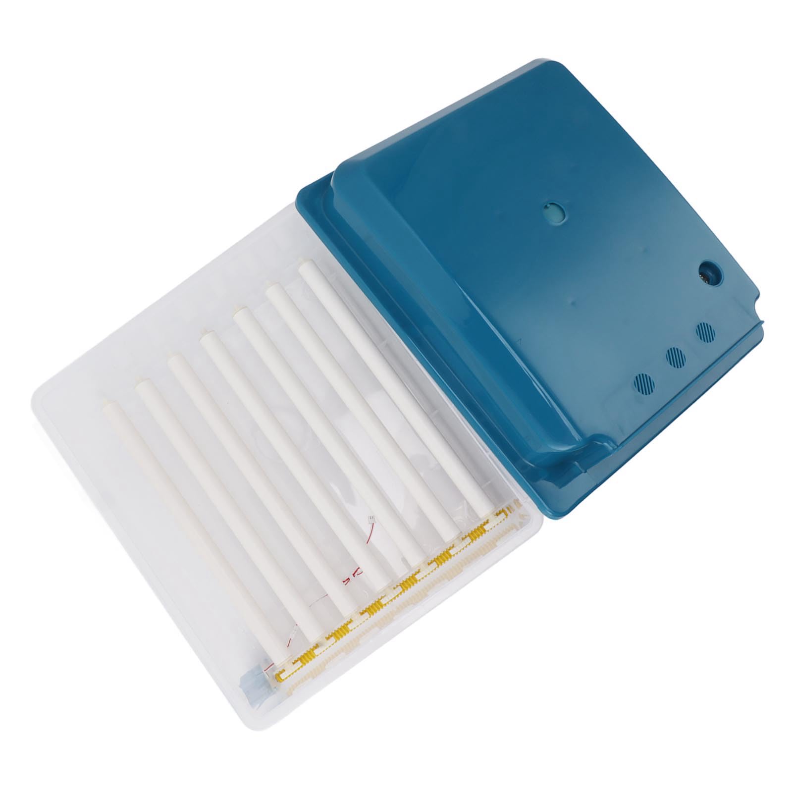36 Huevos Incubadora ABS Máquina de Incubación de Aves de Corral Digital con Control Automático de Temperatura Sistema Eléctrico Dual para Pollos Ganso Pato Azul (Enchufe
