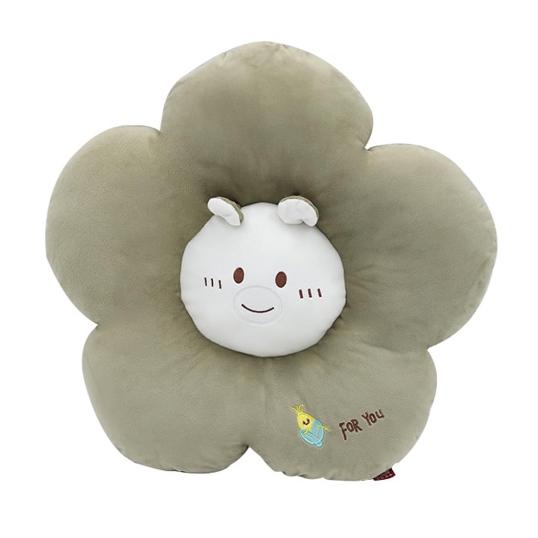 VHJdtE Seat Cushion, Cartoon Cute Flower|Soft Cozy Petal-Shaped Chair Pad For Sitting|Comfy Back Cushion For Office(C-green-50x50x9cm(19.6x19.6x3.5in))