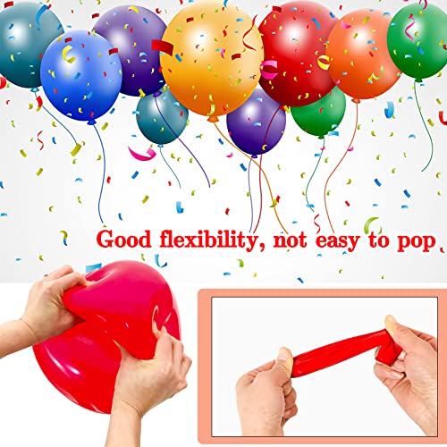 Image of Pearl Red White Latex Balloons 12 Inch Red Confetti Balloon for Birthday Wedding christmas Bridal Baby Shower Decorations.50Pcs.