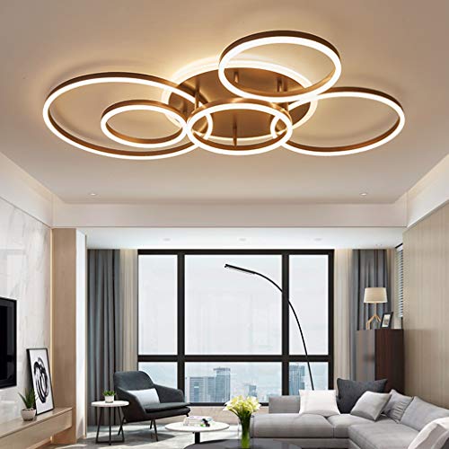 Lampe de plafond design pour chambre d'enfant LED dimmable anneau