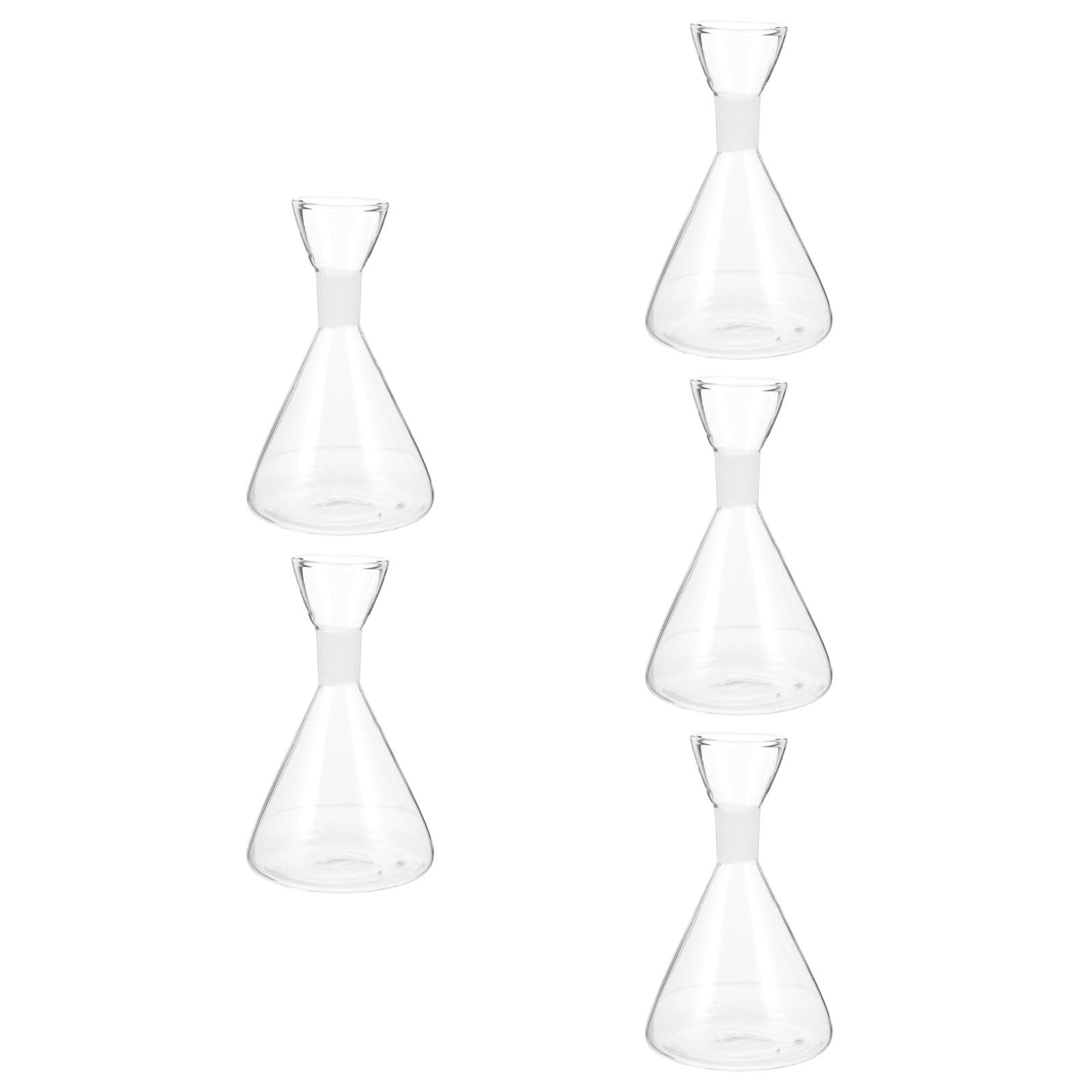 5 Botellas Dispensadoras de Aceite de Vidrio con Vertedor, Botellas de Aceite de Vidrio de 250 Ml para Aceitunas Y Vinagre, Esenciales de Cocina Antigoteo para Freidoras de Aire Y Aderezos
