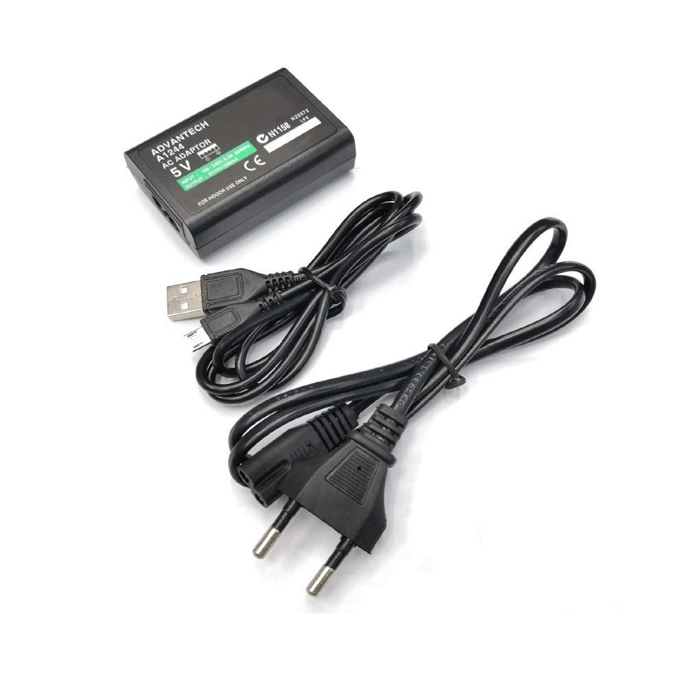 Adaptateur Secteur Avec Câble USB Pour PS Vita 2000 - Prise UE, Sortie 5V 1.5A - 8