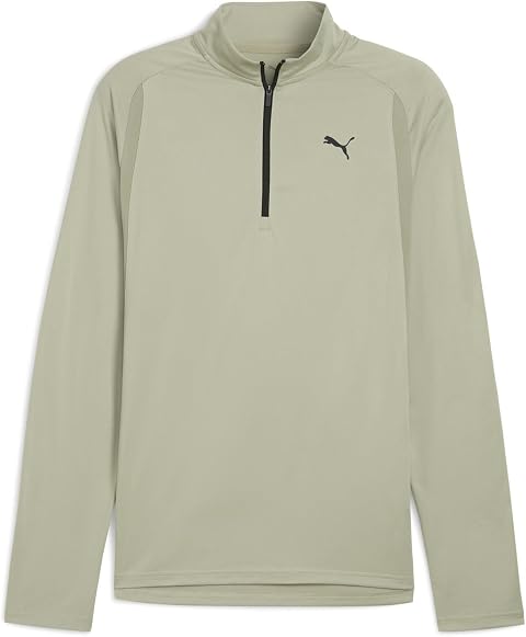 PUMA Herren TAD TECH Oberteil mit viertellangem Reißverschluss im Materialmix