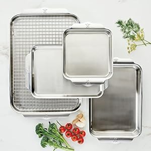 Hestan – OvenBond Collection – Stainless Steel Baking Sheet Set, 5-Piece