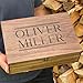 Personalized wooden name box for memories, keepsake Christmas gift, present for Him, Her, Boyfriend, Girlfriend, Baby Boy, Baby Girl, Brother, Sister, Guy, Groomsmen, Bride Friend for Birthday