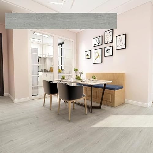 フロアタイル 貼るだけ 木目調 粘着シート 【12枚×1箱セット 約1畳 】シール式フロアタイル 簡単施工 接着剤付き 玄関 土足用 貼るだけ防水床材【914.4*152.4mm】厚手1.5mm DIY カット可能 撥水 防汚 土足OK 傷に強い 耐久性強