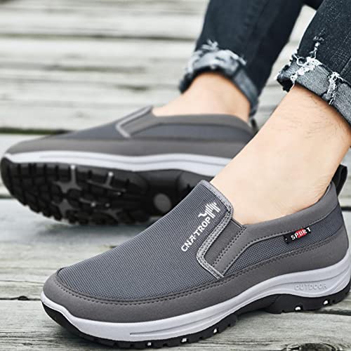 Sapatos Ortopédicos para Homens - Sapatos masculinos sem cadarço para as mãos,caminhada ao ar livre