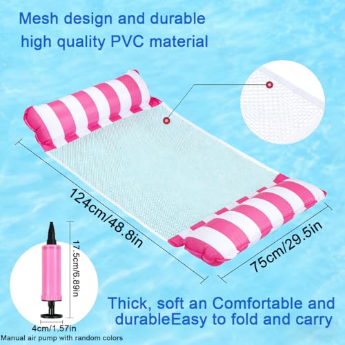 Hamac à eau gonflable 4 in 1 multi-usage pour adulte et piscine