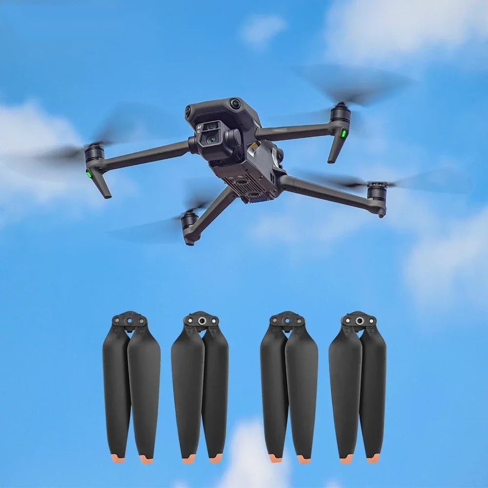Eliche compatibili con Mavic 3/3 Pro/3 Classic Pale dell' a sgancio rapido Ventilatori ad ala pieghevole Pezzi di ricambio Accessorio drone Sostituire la parte(4 pairs)