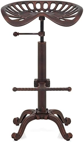 Industrial Bar Stools-Swivel Tractor Seat-Bar Height Adjustable 23-31inch-Kitchen Island Dining