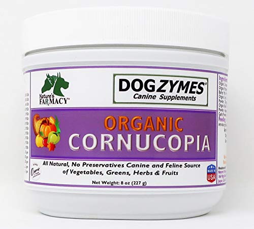 Dogzymes Cornucopia Organic Proprietary Blend of Vegetables, Fruits, Nutritional Sprouts for Dogs and Cats (8 Ounce)