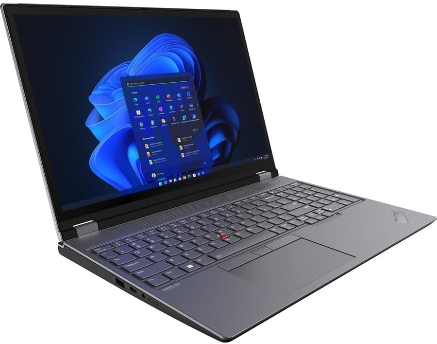 Lenovo ThinkPad P16 Mobile Workstation Laptop (16" 2K, Intel 16-Core i9-12950HX, 32GB DDR5 RAM, 1TB SSD, NVIDIA RTX A2000), Backlit, Fingerprint, FHD Webcam, Wi-Fi 6E, Win 11 Pro, Gray (Renewed)