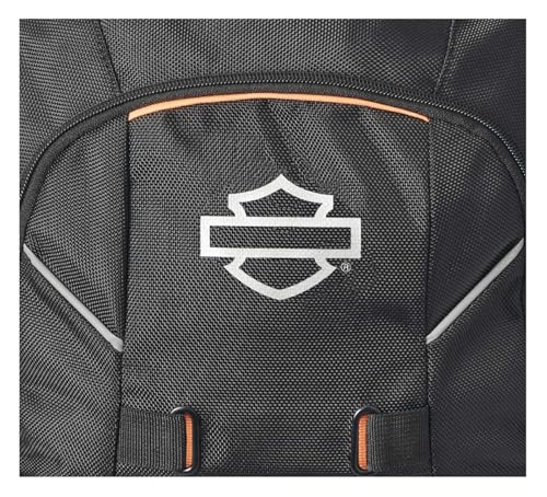 Harley-Davidson Reflective Bar & Shield Steel-Cable II Backpack, Midnight Black4