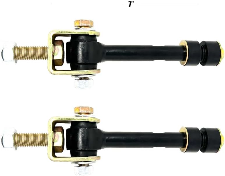 Kit de bieletas da barra estabilizadora Kryptonite KRSWEL02 para Chevrolet/GMC 1500, 2500 e 3500 HD 1999–2019 – 0–2"