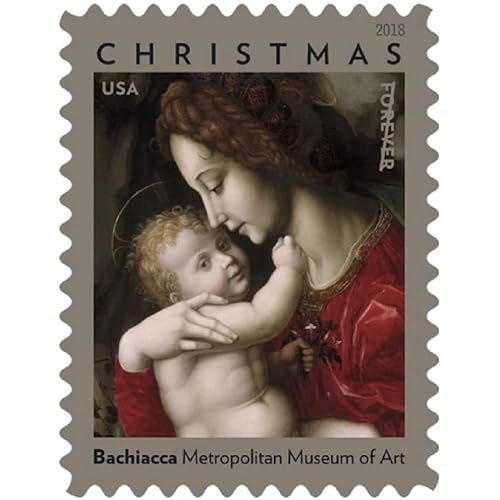 2018 Madonna and Child by Bachiacca Forever Postage Stamps (Booklet of 20)