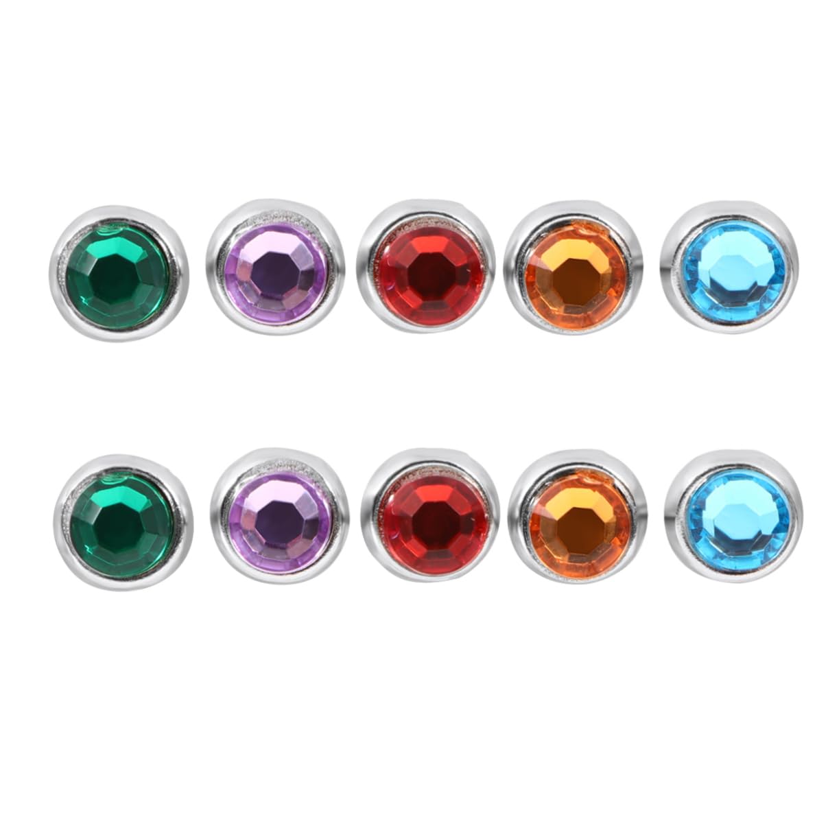 ERINGOGO Scrapbooking Brads Craft Scrapbooking Pins for Shadow Box Display Handmade Nail DIY Assorted Pack