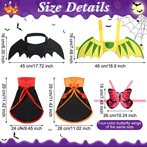 JaGely Set 8 Piezas Disfraz Halloween Mascotas miniatura 3