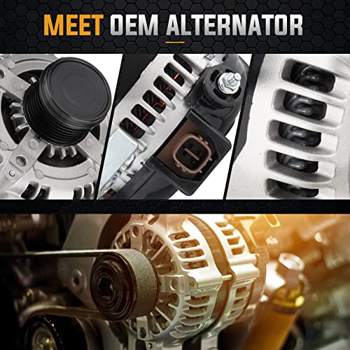 Alternator Replacement Compatible With 2009 2010 Pontiac Vibe, 2007-2009 Toyota Camry, Corolla Matrix 2009-2010 Replace 104210-4880 88975511 Al3321X #TOP2