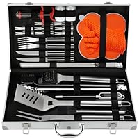 Set Barbecue Edihome 25 Pezzi - Acciaio Inox, Custodia Included, Regalo Uomo - Foto 4