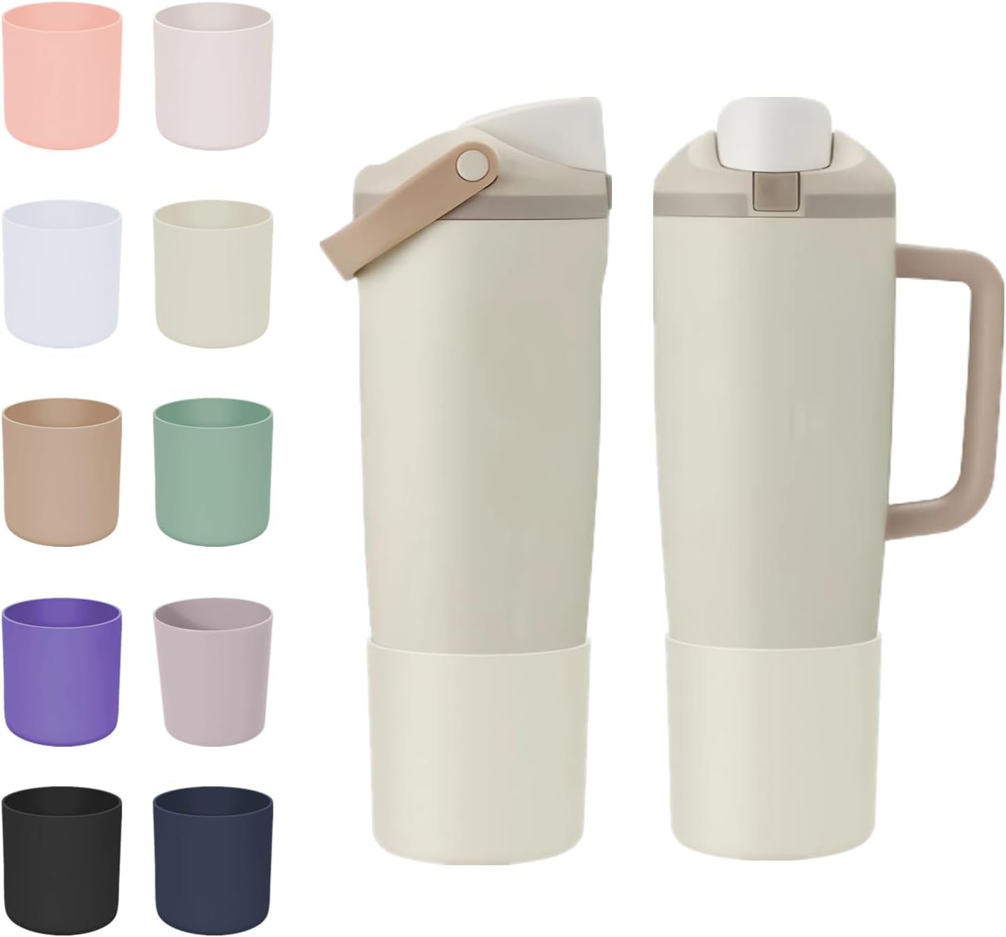 Protective Silicone Boots for Owala 30oz & 40oz FreeSip Sway Bottles & Tumblers, Anti-Slip Protective Sleeve for Owala Water Bottle