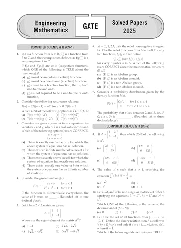 Image of Oswaal GATE | 16 Years' | Solved Papers| Year-wise| (2010 to 2025)|Engineering Mathematics| For 2026 Exam