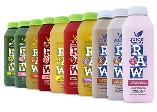 5-Day Juice Cleanse by Juice From the RAW - Most Popular Juice Cleanse to Lose Weight Quickly / Detoxify Your Body / Be Healthy / 100% Raw Cold-Pressed Juices (20 Total 16 oz. Bottles)
