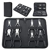 Tysun Jewelry Pliers, 8 Pcs Jewelry Making Pliers Tools Micro Jewelry Pliers Set Jewelry Making Kit