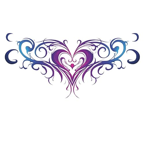 Tatuaggi temporanei per donne sexy coscia petto pancia grande fiore enorme tatuaggi finti, squisiti ed estetici, tattoosticker impermeabile, Tatuaggi temporanei per adulti, adolescenti, feste e dicemb