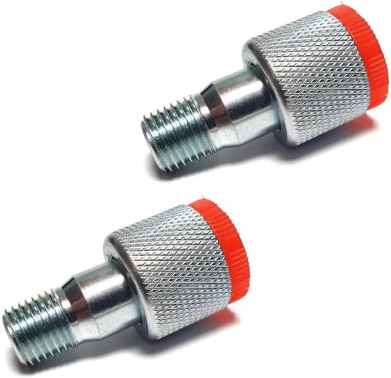 2 Pcs 1/4" Hydraulic Ram Coupler, Hydraulic Ram Automotive Tools, Heavy Duty Hydraulic Fittings Jack Coupler, Replacement Part Connector Fitting, 4 and 10 Ton Porta Power Female Side Coupling