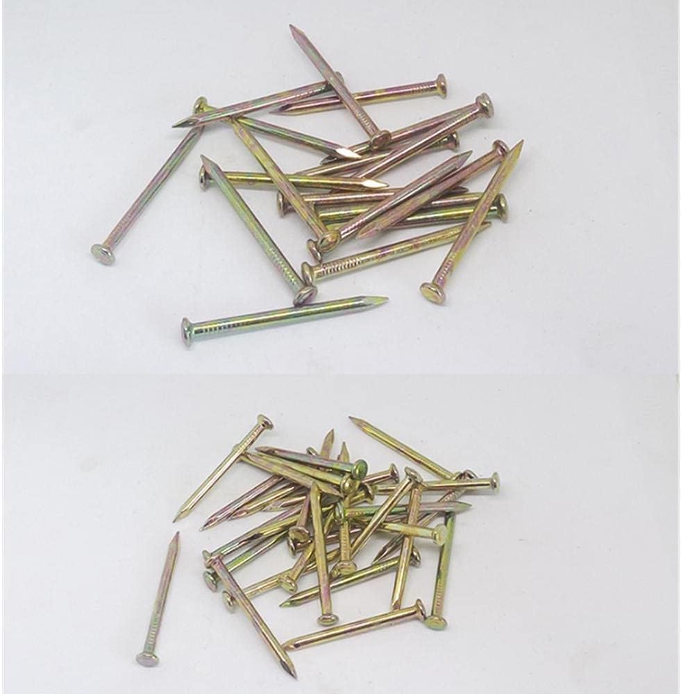 Clavos con cabeza de alfiler, clavos for tarimas, clavos de hierro pequeños, picos largos de alta resistencia-2 pulgadas 50 mm * 42 piezas (Color: 2 pulgadas 50 mm * 42 piezas) ( Color : 5 Inch 130mm*
