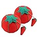 Cuscino per Pin di Pomodoro, Cuscino per Perno da Polso con ago da Cucito a Pomodoro 50mm Fai-da-Te, 2 Pezzi/Set