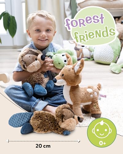 NICI Kuscheltier Biber Harry Woodsnacker 20cm - braun - Weiches Plüschtier – niedliches Stofftier zum Kuscheln & Spielen – tolle Geschenkidee für Kinder & Erwachsene - 62275