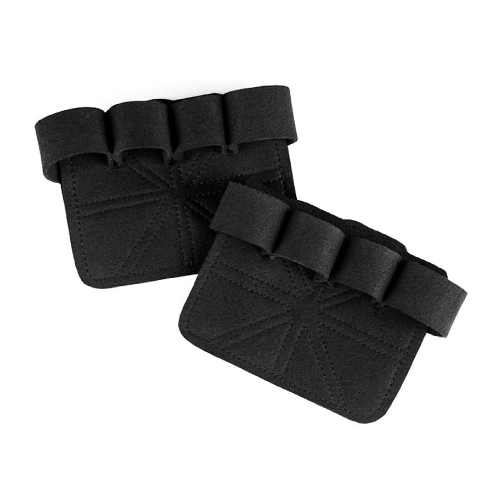 Leder Gewichtheben Training Handschuhe Für Schutz Fitness Sport Gymnastik Griffe Pull Ups Gewichtheben Wo Schutz Handschuhe Für Männer Frauen Fitness Grip Pads 4 Finger Handschuhe Gewicht Sport & Freizeit