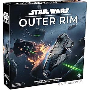 Asmodee Star Wars Outer Rim Board Game - Strategy Game, Fun Family Adventure for Teens & Adults, Ages 14+, 1-4 Players, 3-4 Hour Playtime