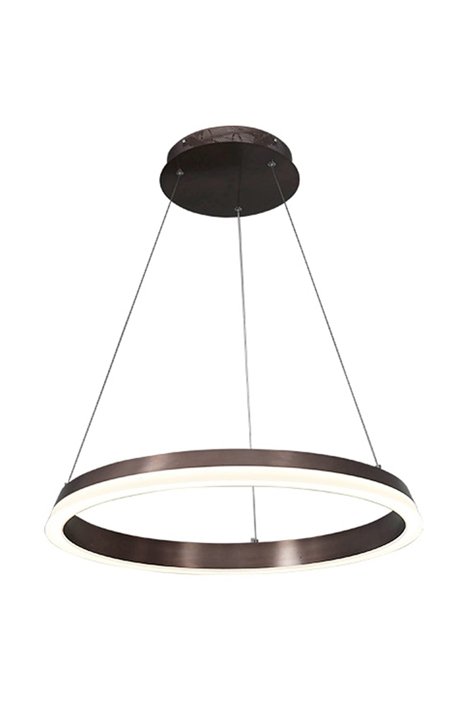 Lustre LED moderne bague suspendue haut de gamme pour intérieur raffiné