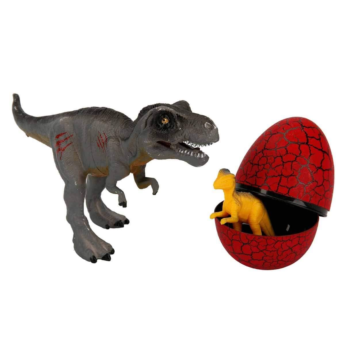 Sunman S00002695 Dinozor ve Yavrusu Oyun Seti, çok renkli