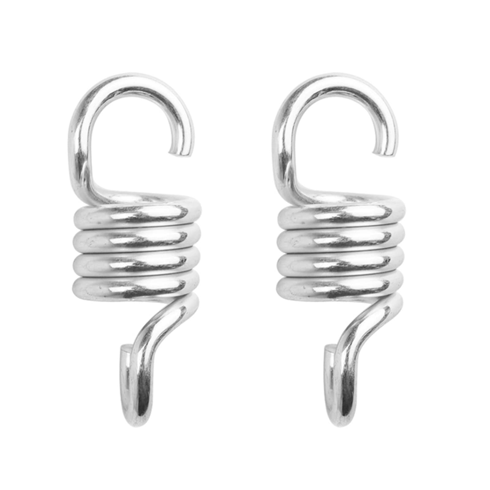 OLIREXD 4" 300lbs Weight Heavy Duty Porch Swing Springs Hammock Chair for Hanging Chair and Swing,Heavy Bag 2 Pieces Suspension Hooks