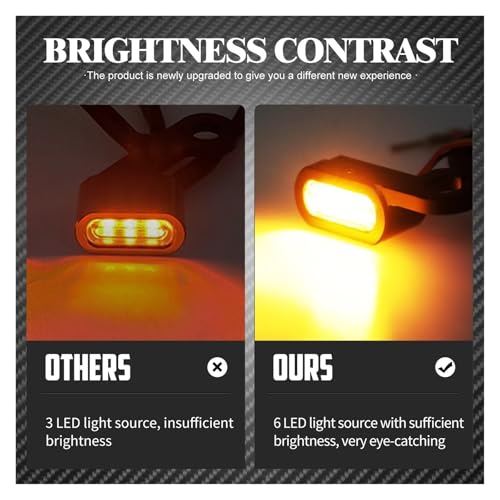 Clignotant LED moto finition premium pour Softail et Custom