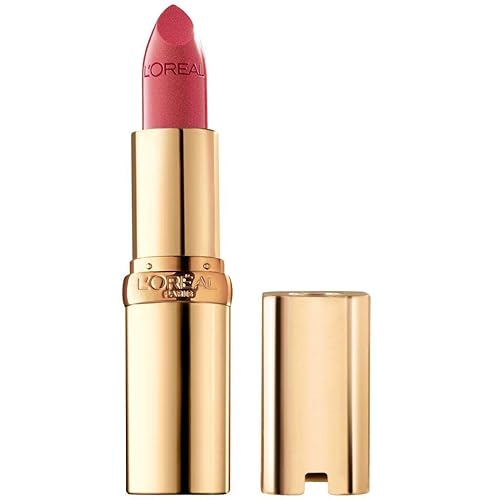 Vista 63 de L'Oreal Paris Colour Riche - Lápiz labial satinado para labios hidratados, maquillaje de labios con aceite de argán y vitamina E, vale la pena, 0.13