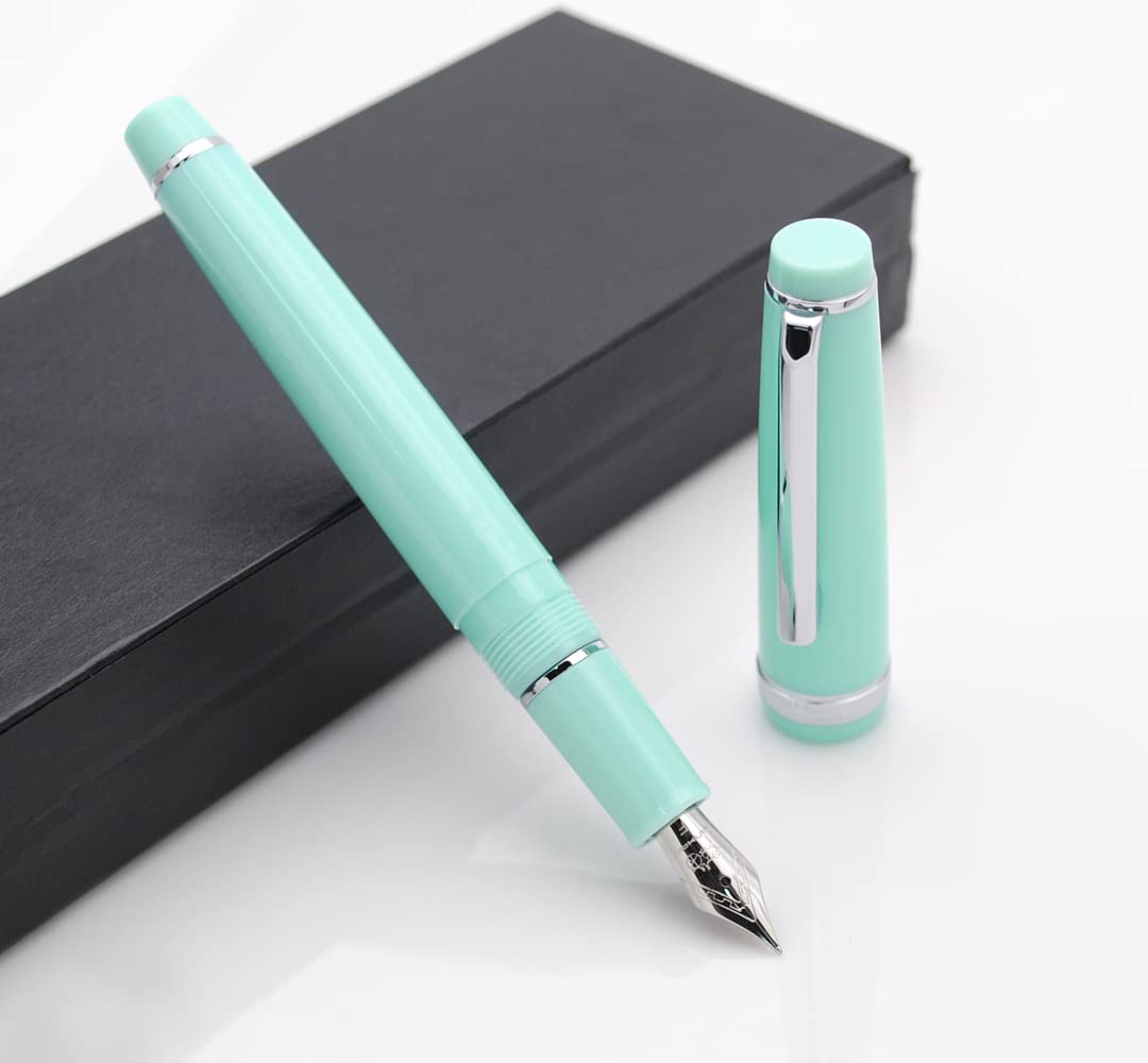 Amazon.co.jp: JINHAO 82 万年筆 シルバークリップ付き (Fペン先 0.5mm