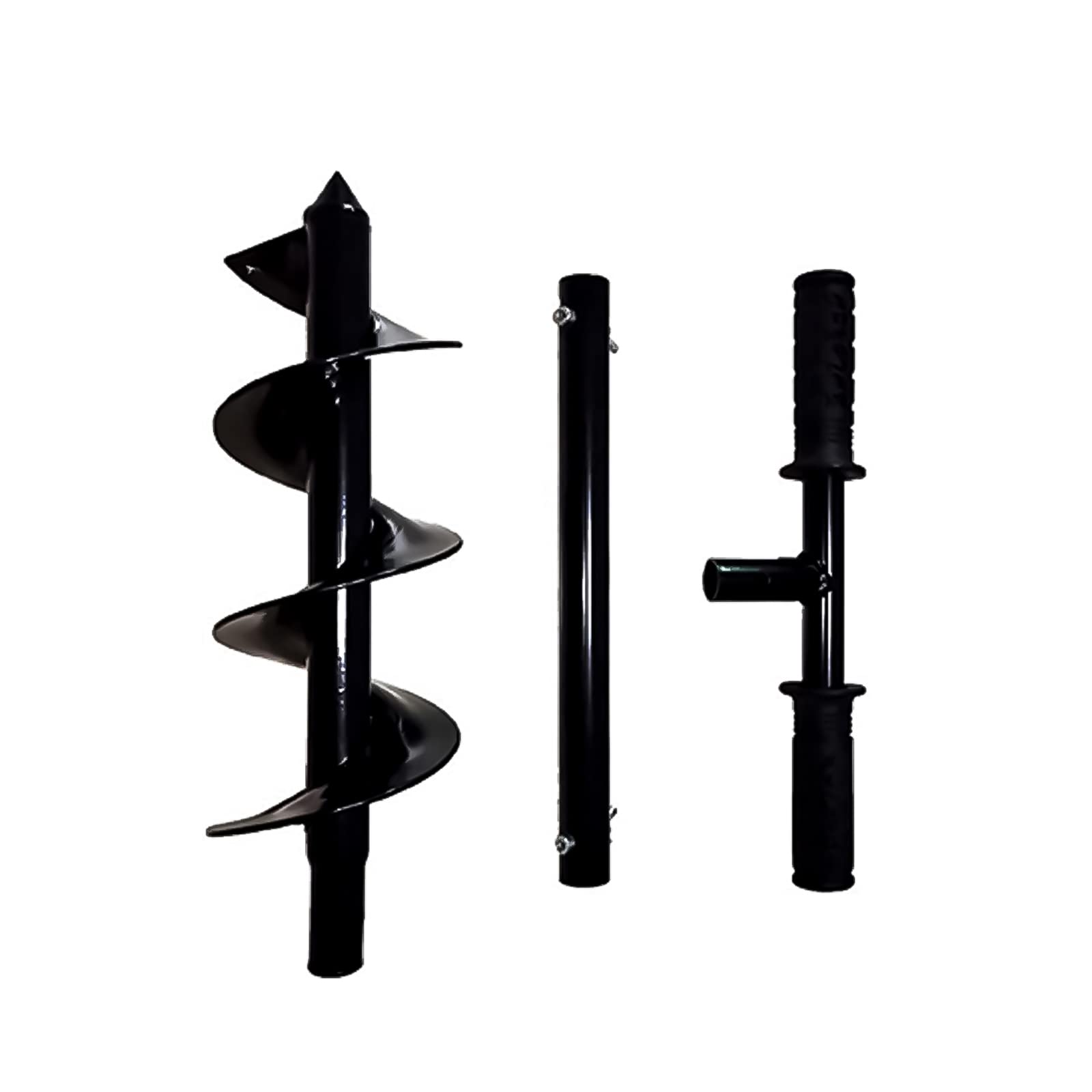 Trapano Mano Spirale Giardino,Set di Trivella Manuale,Punte per Trapano a Coclea da Giardino per Piantare Fiori e Arbusti,Giardinaggio Strumento da Trapano con Manico e un Paio di Guanti