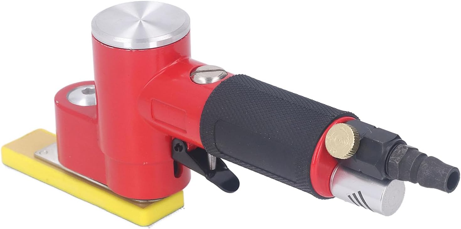 Straight Pneumatic Sander, Powerful Pneumatic Sander, 14000RPM with Vibration, Improved Sanding Performance, Practical for Irregular, Sander
