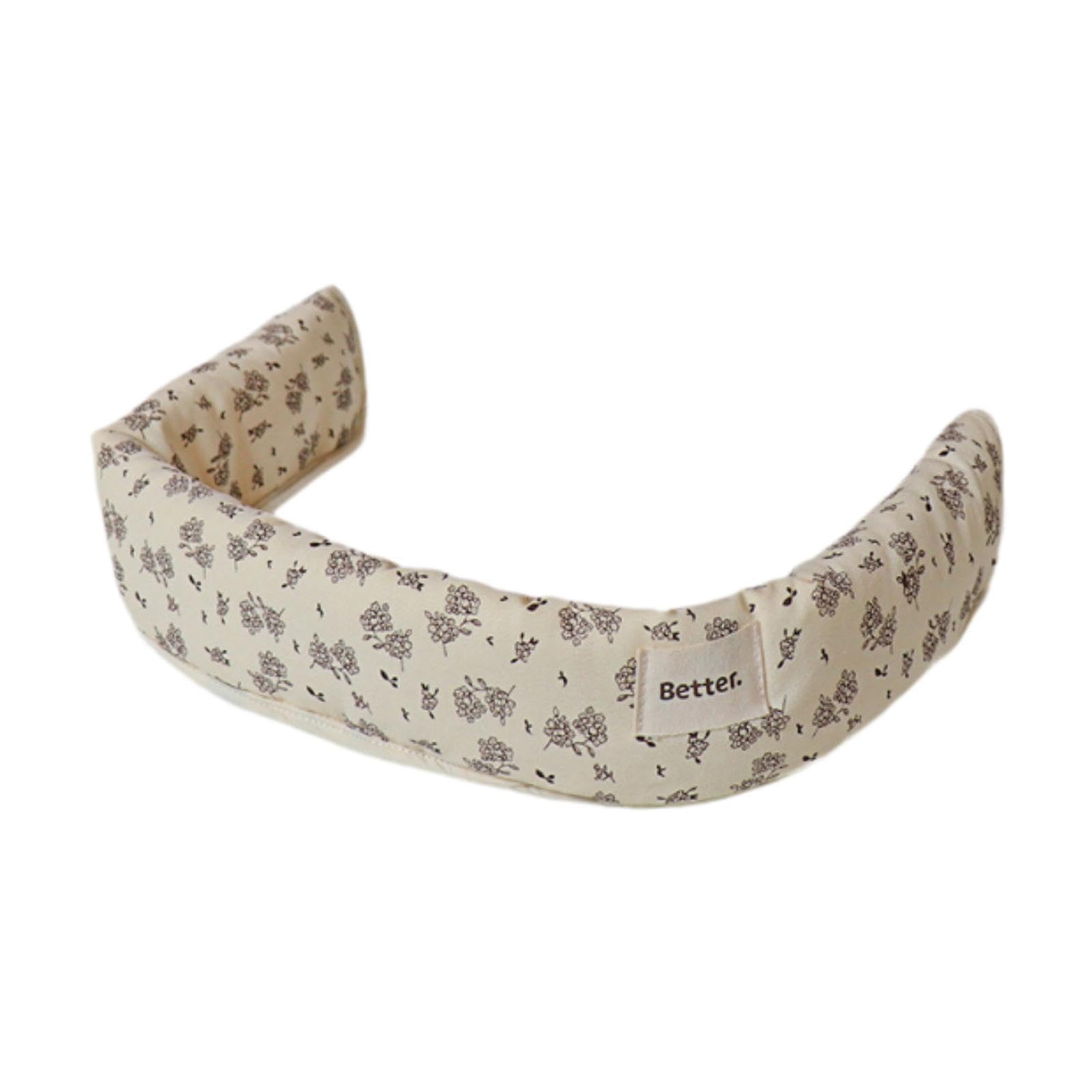 Pet Stroller Front Section Guard Magnetic Cotton All Season Use Anti Scratch Beige Floral | Dog Supplies | Strollers-image-6