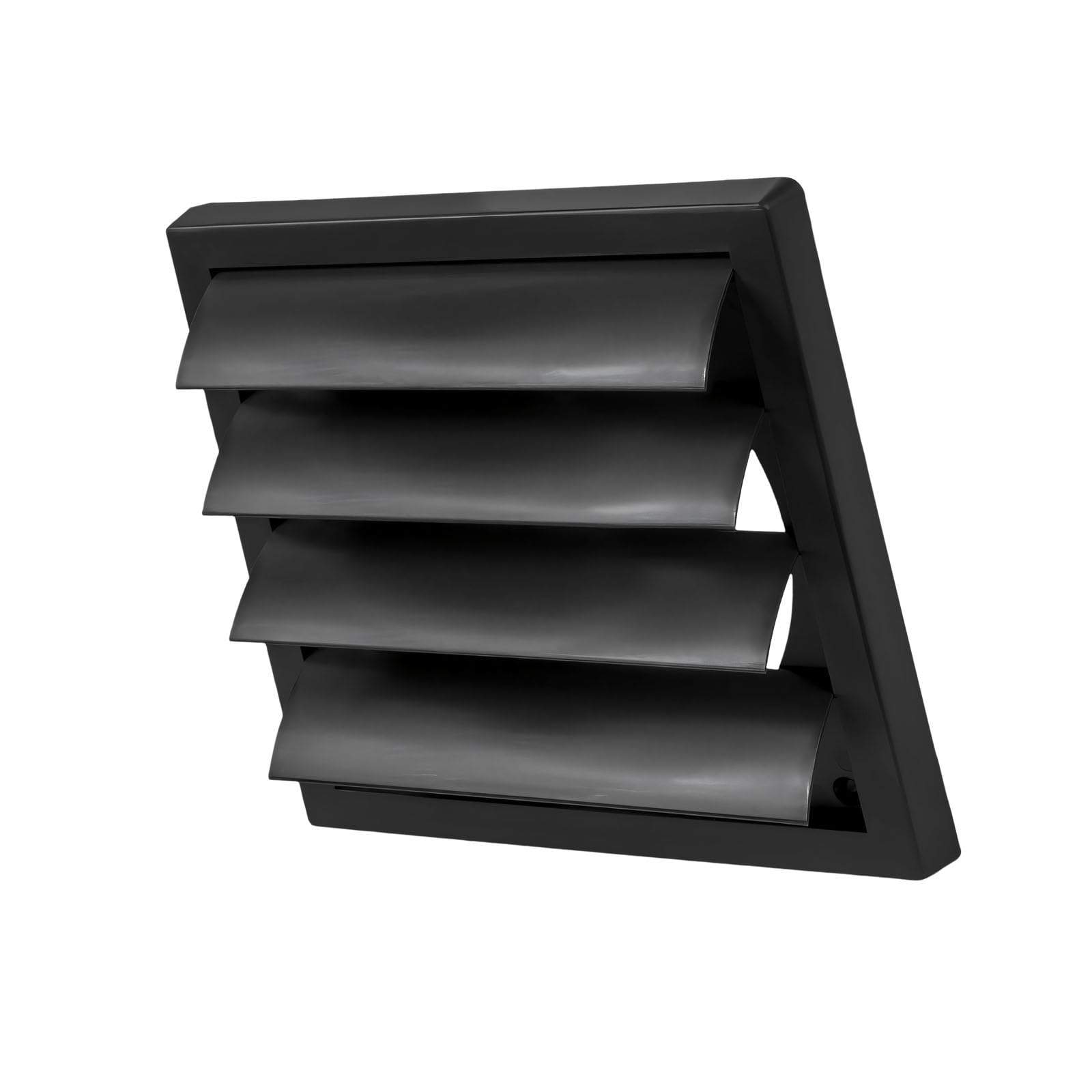 Geavonyg 4 Inches Upgrades Dryer Vent Cover With Louvered Grille & Flanges Outdoor Dryer Vent Hoods Abs For Weatherproof Protect Outdoor Outlet Cover