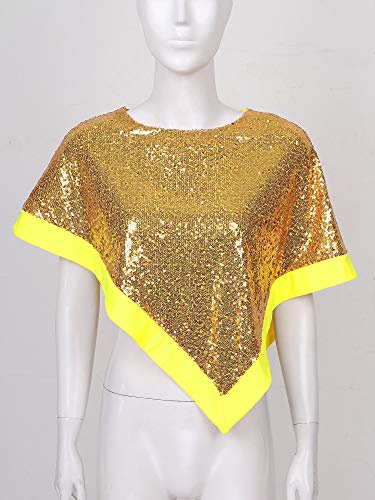 Women's Sparkling Sequin Shawl Wraps Shrug for Evening Party Dress Asymmetrical Hem Cape Cover Up4